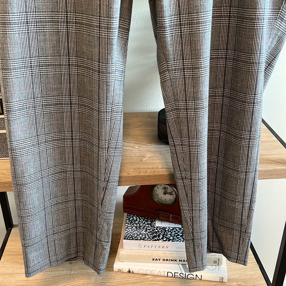Banana Republic Sloan Plaid High-Rise Dress Pant Crop Trouser, 20 Short - Picture 4 of 11